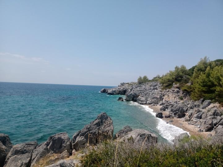 Греция, полуостров Халкидики, Лутра Агиас Параскевис