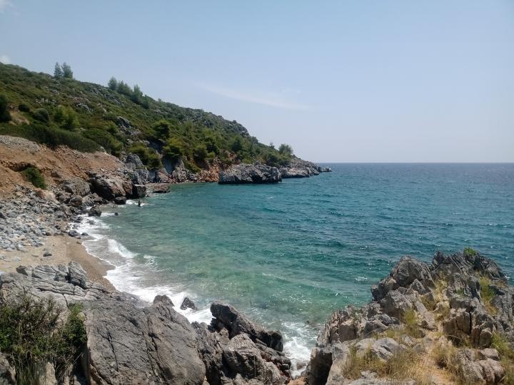 Греция, полуостров Халкидики, Лутра Агиас Параскевис