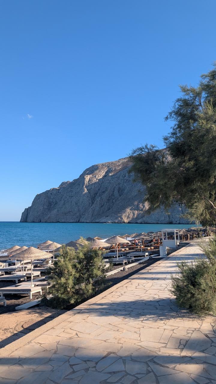 Греция, остров Санторини, Камари