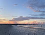 Amazing sunset on Nahant beach